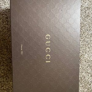 SOLD Gucci sneaker box and authenticity card